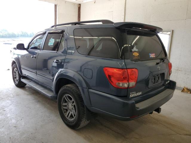 5TDBT48A17S291961 - 2007 TOYOTA SEQUOIA LIMITED BLUE photo 2