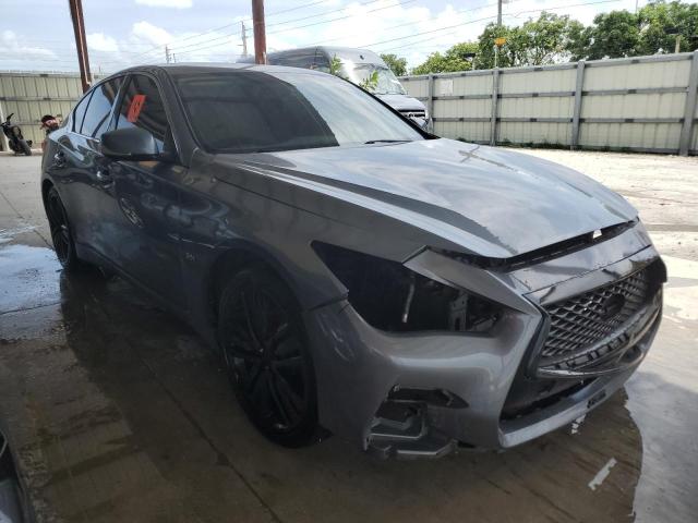 JN1EV7AP3GM304117 - 2016 INFINITI Q50 PREMIUM SILVER photo 4