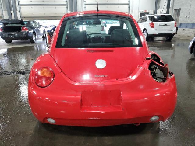 3VWCD21CX3M444751 - 2003 VOLKSWAGEN NEW BEETLE GLS RED photo 6