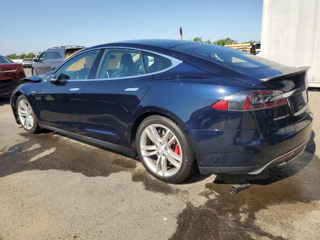 5YJSA1H19EFP36825 - 2014 TESLA MODEL S Mavi foto 2