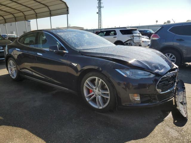 5YJSA1H19EFP36825 - 2014 TESLA MODEL S Mavi foto 4