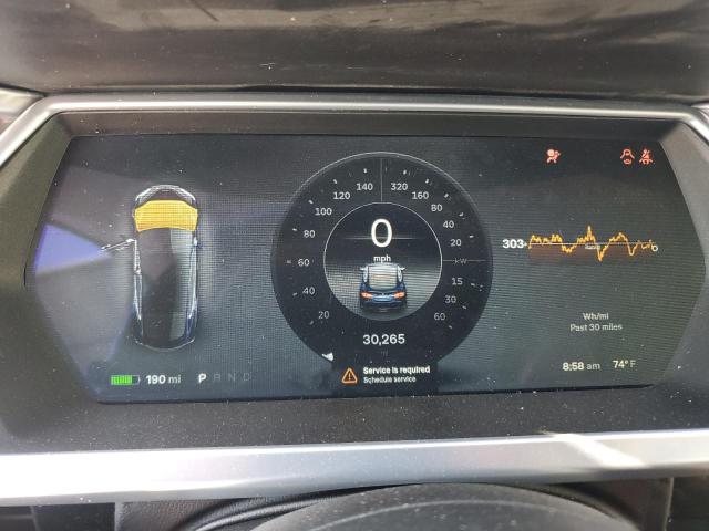 5YJSA1H19EFP36825 - 2014 TESLA MODEL S Mavi foto 9