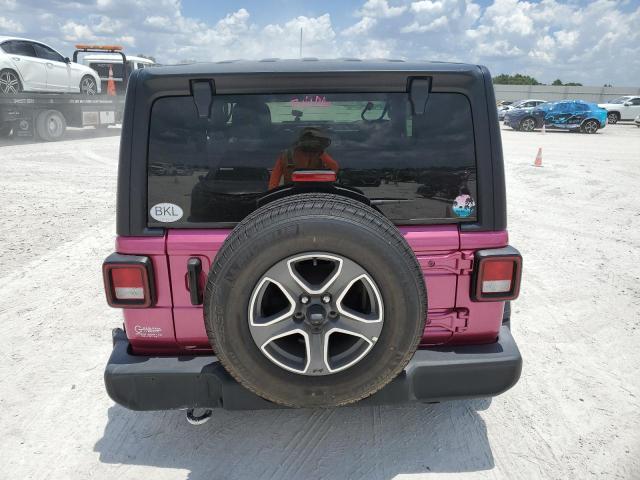 1C4GJXAN3NW145634 - 2022 JEEP WRANGLER SPORT PINK photo 6