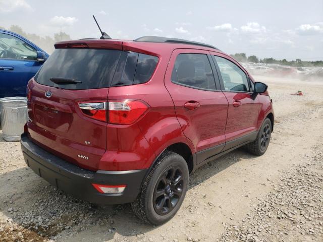 MAJ6S3GL4KC284844 - 2019 FORD ECOSPORT SE 红色 照片 3