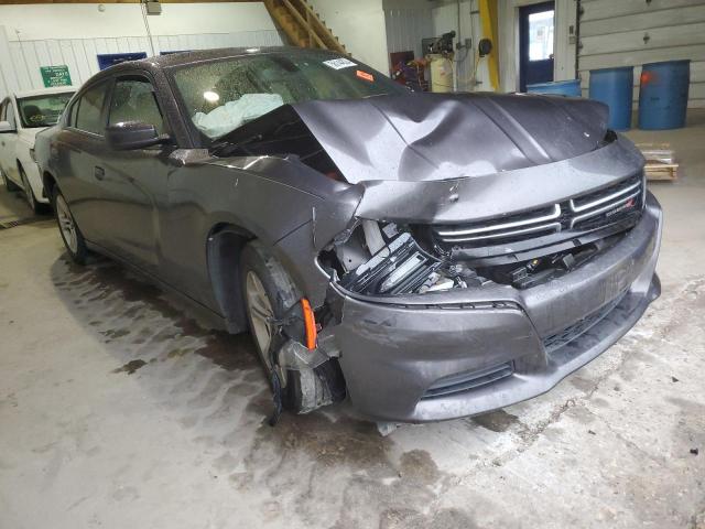 2C3CDXBG2FH731526 - 2015 DODGE CHARGER SE GRAY photo 4