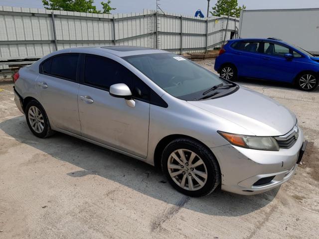 19XFB2F95CE024277 - 2012 HONDA CIVIC EXL SILVER photo 4