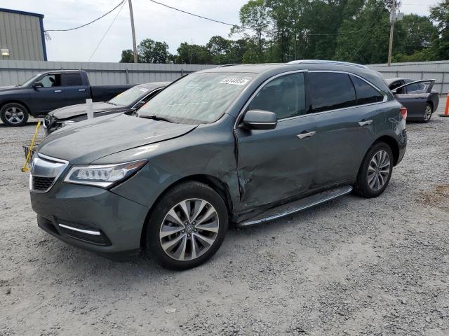 5FRYD4H48FB024285 - 2015 ACURA MDX TECHNOLOGY GRAY photo 1