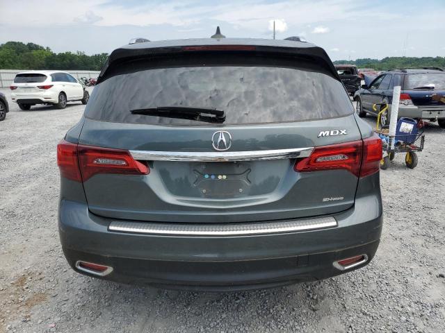 5FRYD4H48FB024285 - 2015 ACURA MDX TECHNOLOGY GRAY photo 6