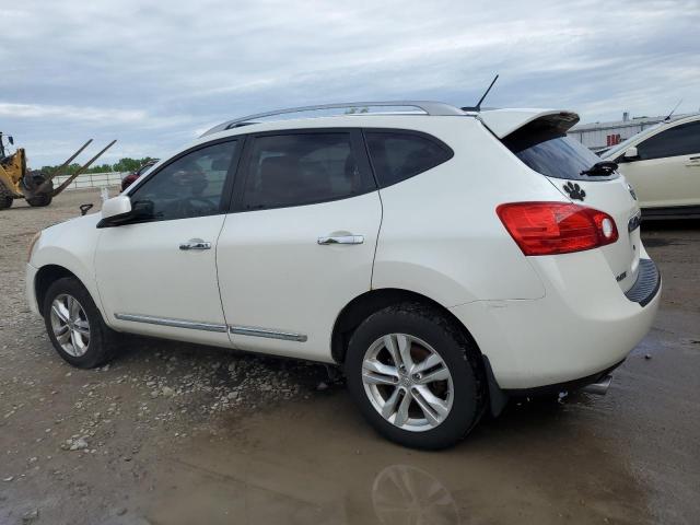 JN8AS5MV4CW383755 - 2012 NISSAN ROGUE S WHITE photo 2