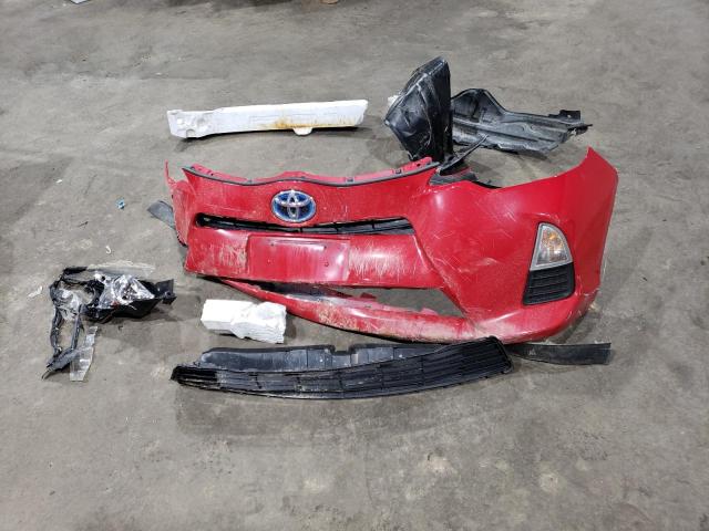 JTDKDTB3XE1565248 - 2014 TOYOTA PRIUS C RED photo 12