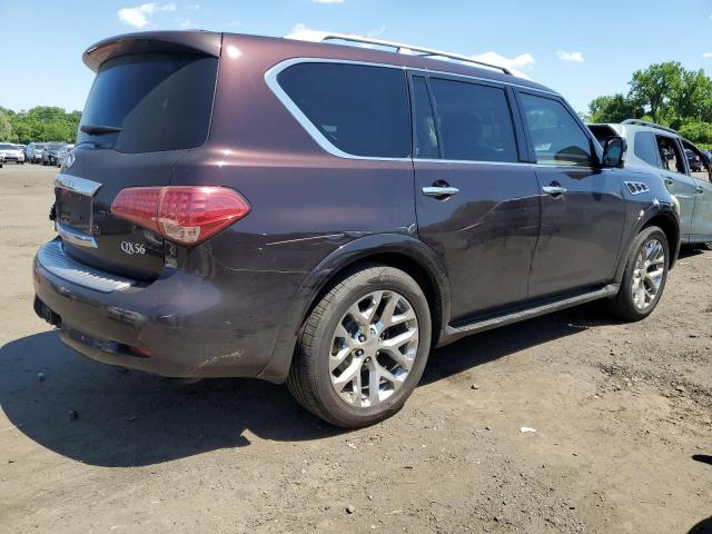 JN8AZ2NE7C9022334 - 2012 INFINITI QX56 PURPLE photo 3