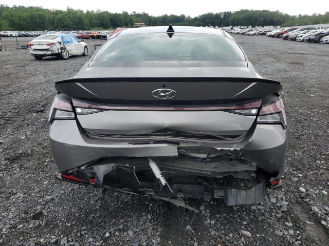 KMHLR4AF1NU266894 - 2022 HYUNDAI ELANTRA N LINE GRAY photo 6