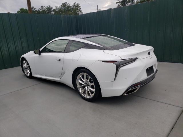 JTHHP5AY1JA000311 - 2018 LEXUS LC 500 WHITE photo 2