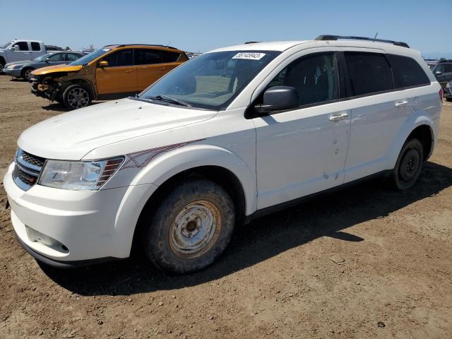 3C4PDCAB2HT591502 - 2017 DODGE JOURNEY SE WHITE photo 1