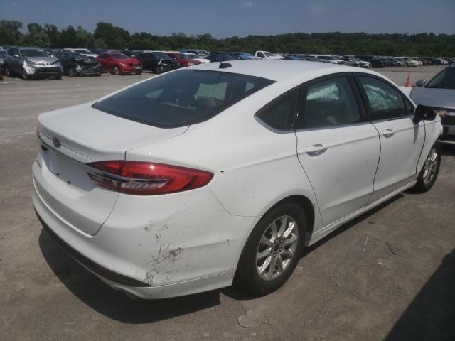 3FA6P0G71HR107861 - 2017 FORD FUSION S WHITE photo 3