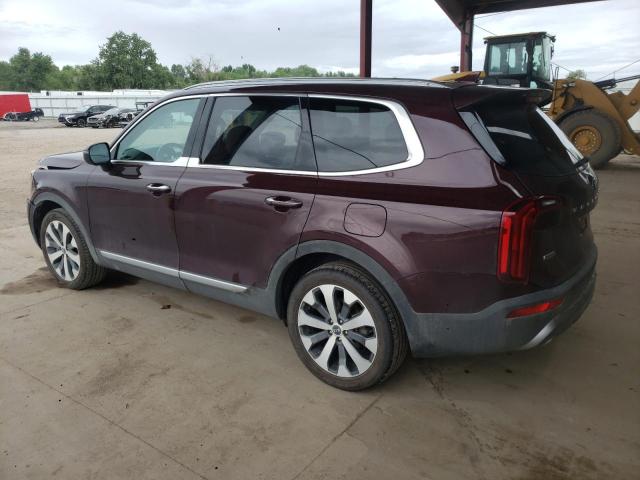 5XYP6DHC2MG168998 - 2021 KIA TELLURIDE S MAROON photo 2