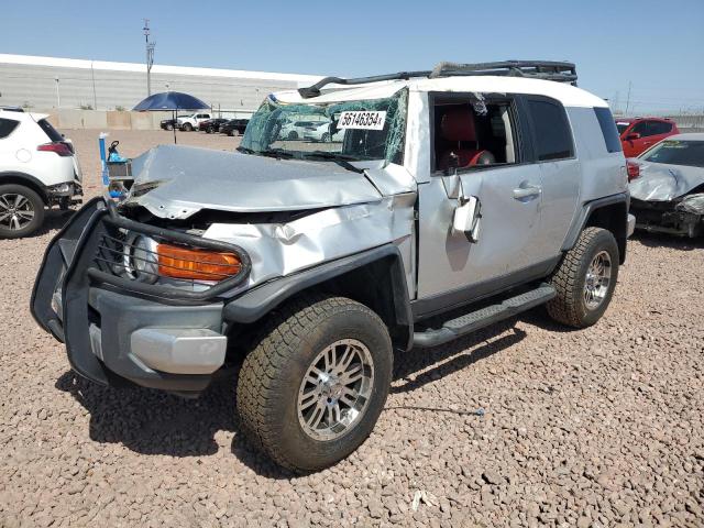 JTEZU11F18K004171 - 2008 TOYOTA FJ CRUISER SILVER photo 1