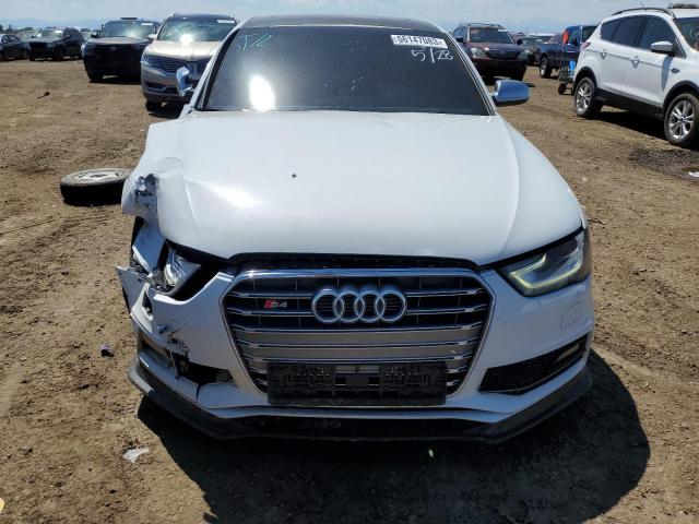 WAUBGAFL5EA164581 - 2014 AUDI S4 PREMIUM PLUS WHITE photo 5