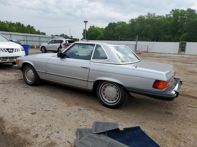 WDBBA45C0FA030746 - 1985 MERCEDES-BENZ SL-CLASS SL SILVER photo 2