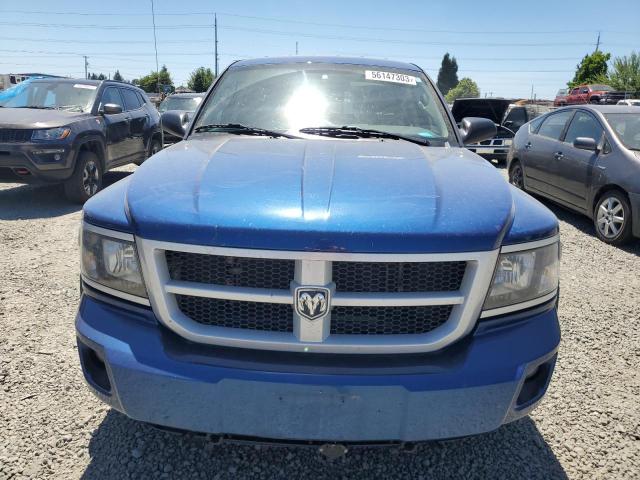 1D7CW7GP4AS101173 - 2010 DODGE DAKOTA TRX BLUE photo 5