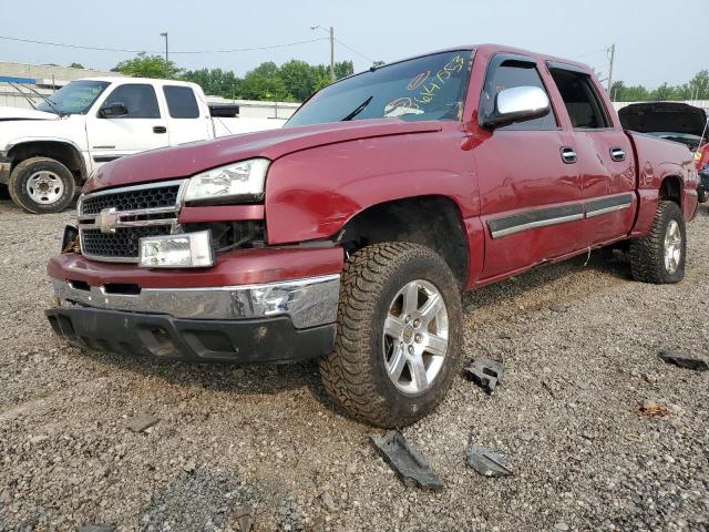 2GCEK13Z871153157 - 2007 CHEVROLET SILVERADO K1500 CLASSIC CREW CAB RED photo 1