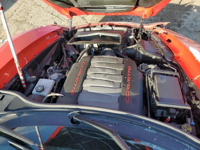 1G1YB2D74K5109933 - 2019 CHEVROLET CORVETTE STINGRAY 1LT RED photo 11