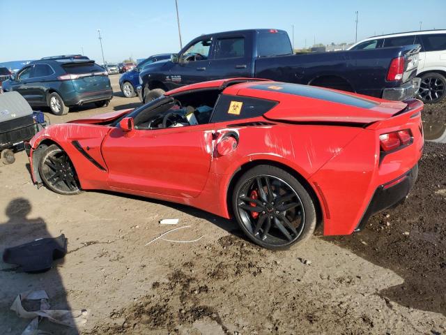 1G1YB2D74K5109933 - 2019 CHEVROLET CORVETTE STINGRAY 1LT RED photo 2