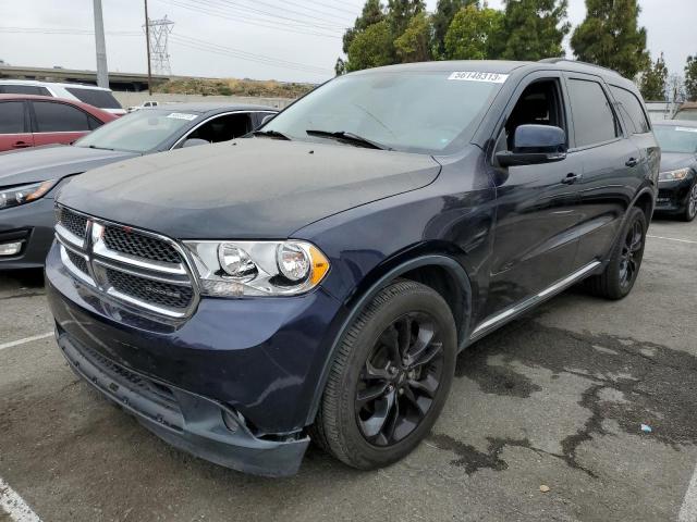 1D4SE4GT1BC600211 - 2011 DODGE DURANGO CREW BLUE photo 1