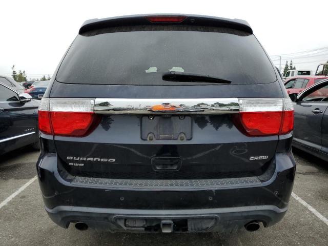 1D4SE4GT1BC600211 - 2011 DODGE DURANGO CREW BLUE photo 6