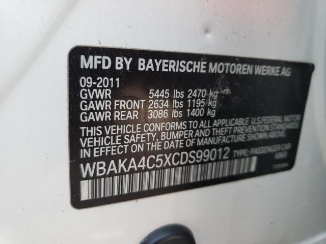 WBAKA4C5XCDS99012 - 2012 BMW 740 I WHITE photo 12
