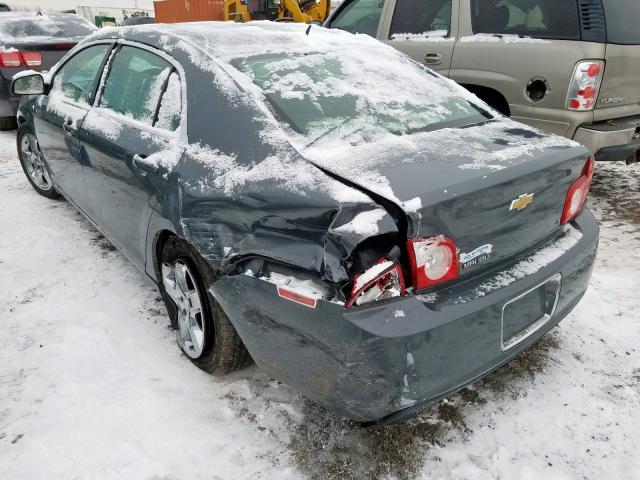 1G1ZH57B484303459 - 2008 CHEVROLET MALIBU 1LT GRAY photo 3