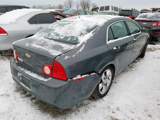 1G1ZH57B484303459 - 2008 CHEVROLET MALIBU 1LT GRAY photo 4