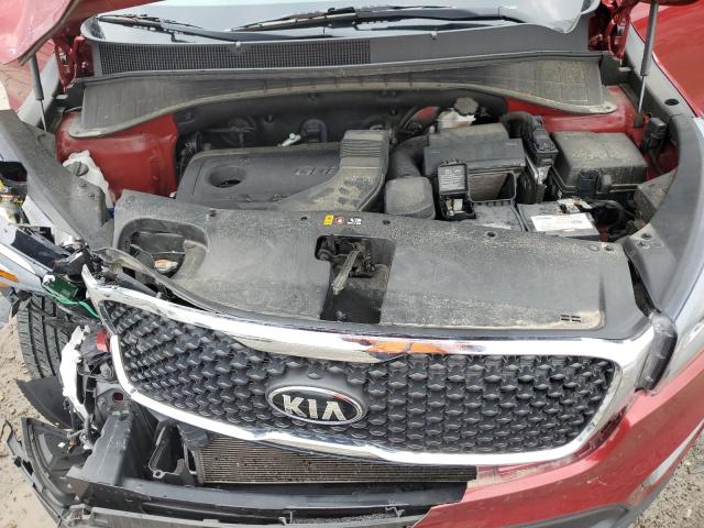 5XYPG4A32GG051109 - 2016 KIA SORENTO LX RED photo 11