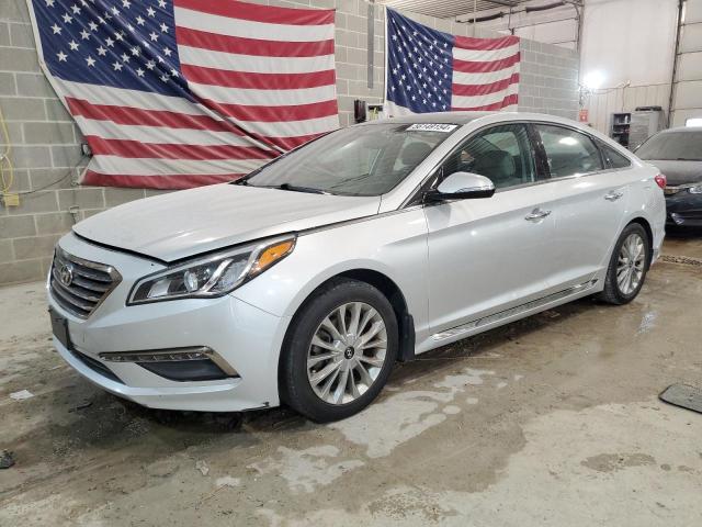 5NPE34AF1FH155370 - 2015 HYUNDAI SONATA SPORT SILVER photo 1