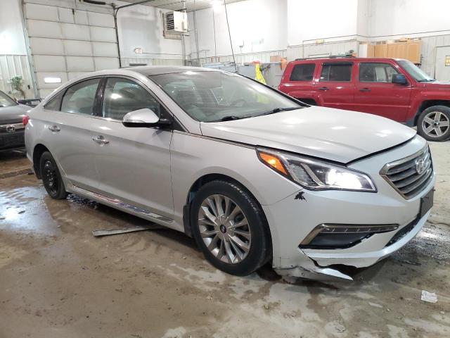 5NPE34AF1FH155370 - 2015 HYUNDAI SONATA SPORT SILVER photo 4