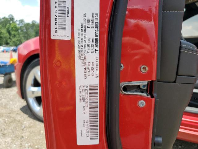 2C3CDXCT5CH208931 - 2012 DODGE CHARGER R/T RED photo 12