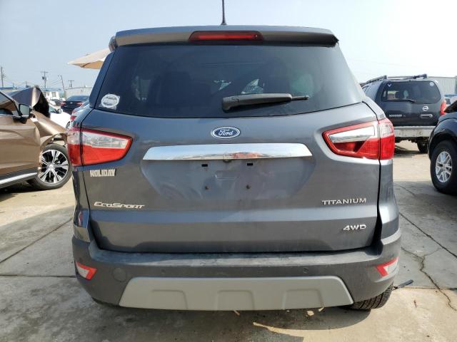 MAJ6S3KL7LC357181 - 2020 FORD ECOSPORT TITANIUM GRAY photo 6