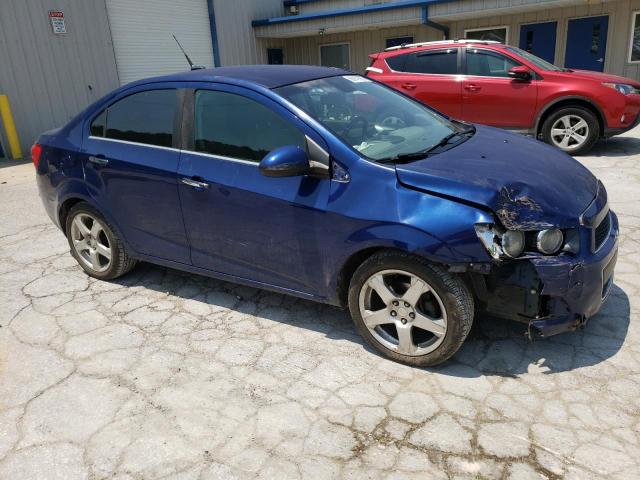 1G1JE5SH7C4223910 - 2012 CHEVROLET SONIC LTZ BLUE photo 4