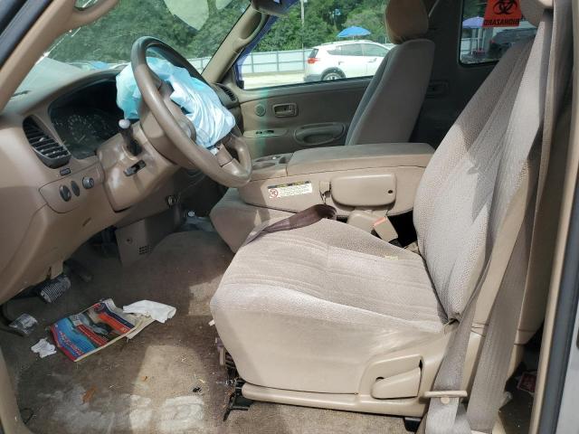 5TBRT34162S320712 - 2002 TOYOTA TUNDRA ACCESS CAB ნაცრისფერი ფოტო 7