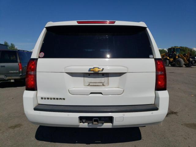 1GNSKJKC3FR225086 - 2015 CHEVROLET SUBURBAN K1500 LT WHITE photo 6