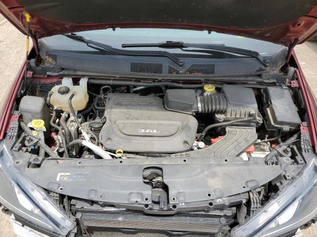 2C4RC1BG5JR113609 - 2018 CHRYSLER PACIFICA TOURING L 勃艮第红 照片 12