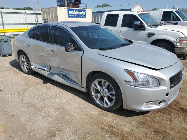 1N4AA5APXEC907294 - 2014 NISSAN MAXIMA S SILVER photo 4