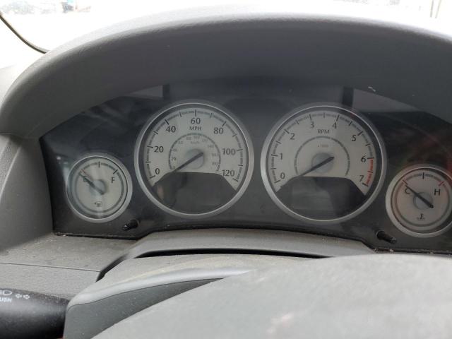 2A8HR54P38R817356 - 2008 CHRYSLER TOWN & COU TOURING SILVER photo 9