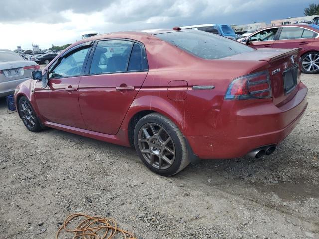 19UUA76597A018416 - 2007 ACURA TL TYPE S RED photo 2