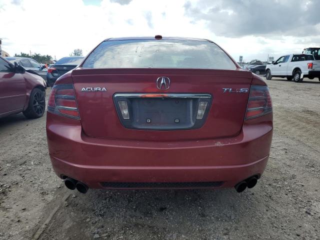 19UUA76597A018416 - 2007 ACURA TL TYPE S RED photo 6