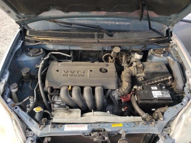 2T1KR32E38C717003 - 2008 TOYOTA COROLLA MA XR GRAY photo 11