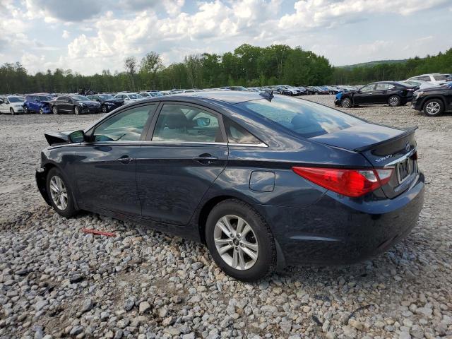 5NPEB4AC0DH786827 - 2013 HYUNDAI SONATA GLS BLUE photo 2