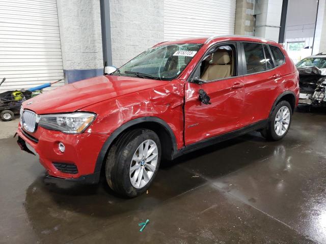 5UXWX9C51G0D87011 - 2016 BMW X3 XDRIVE28I RED photo 1