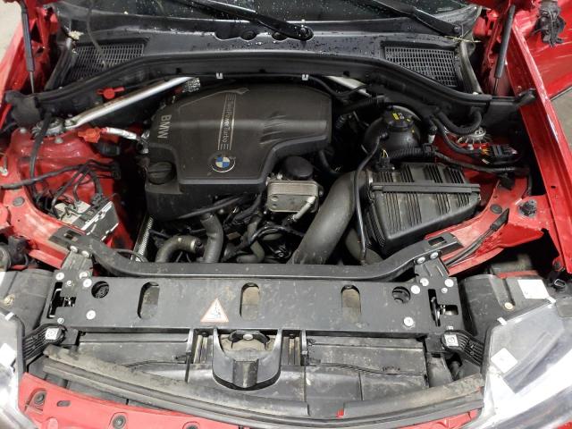 5UXWX9C51G0D87011 - 2016 BMW X3 XDRIVE28I RED photo 12