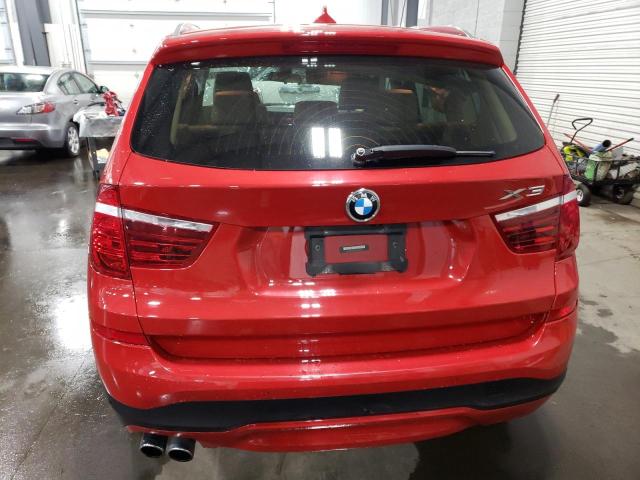 5UXWX9C51G0D87011 - 2016 BMW X3 XDRIVE28I RED photo 6